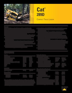 Minicargadoras Caterpillar 289D