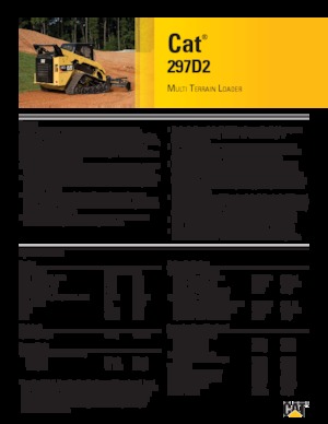 Minicargadoras Caterpillar 297D2