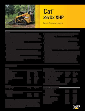 Minicargadoras Caterpillar 299D 2 XHP