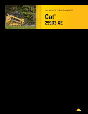Minicargadoras Caterpillar 299D XE Serie 3 Deltalader