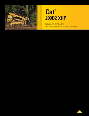 Minicargadoras Caterpillar 299D2  XHP