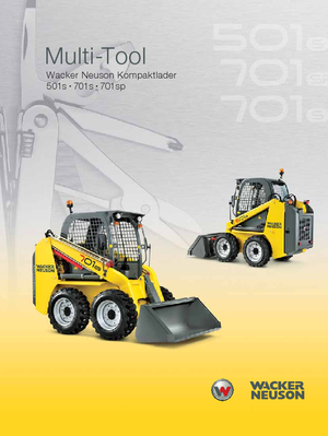 Minicargadoras Wacker Neuson 701 s