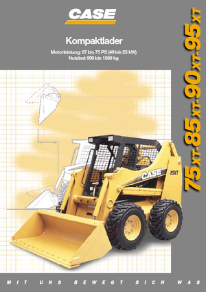 Minicargadoras Case 75 XT