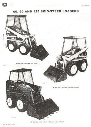 Minicargadoras John Deere Construction 90