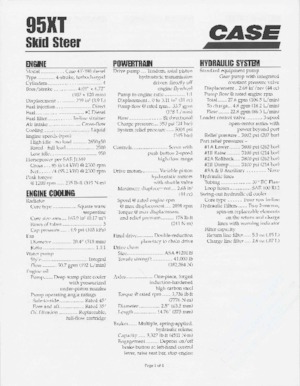 Minicargadoras Case 90XT 