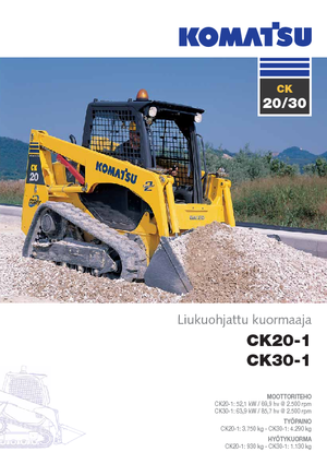 Minicargadoras Komatsu CK30-1