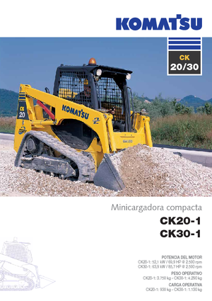 Minicargadoras Komatsu CK20-1