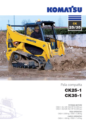Minicargadoras Komatsu CK35-1