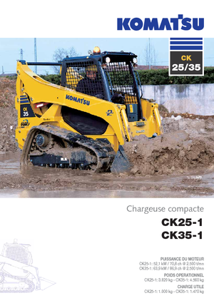 Minicargadoras Komatsu CK35-1