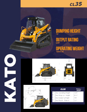 Minicargadoras Kato CL35