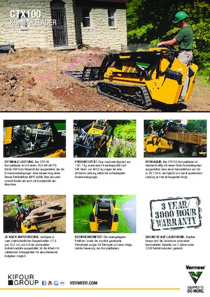 Minicargadoras Vermeer CTX100