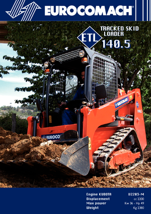 Minicargadoras Eurocomach ETL 140.5