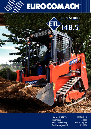 Minicargadoras Eurocomach ETL 140.5