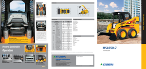 Minicargadoras Hyundai HSL 650-7