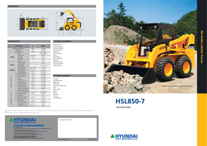 Minicargadoras Hyundai HSL 850-7