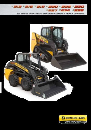 Minicargadoras New Holland L220