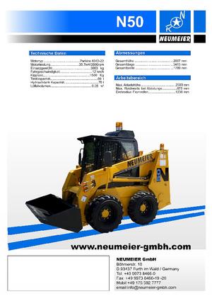 Minicargadoras Neumeier N 50