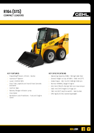 Minicargadoras Gehl R164