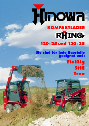 Minicargadoras Hinowa Rhino 120-25