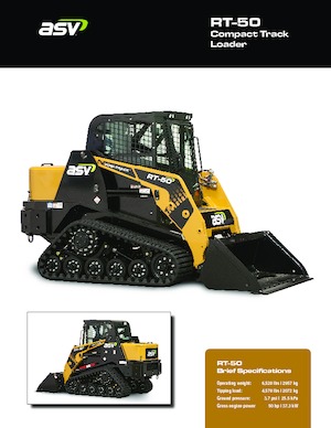 Minicargadoras ASV RT 50
