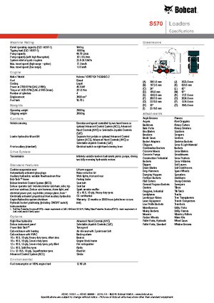 Minicargadoras Bobcat S570