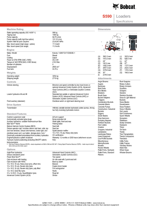 Minicargadoras Bobcat S590