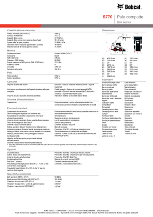 Minicargadoras Bobcat S770