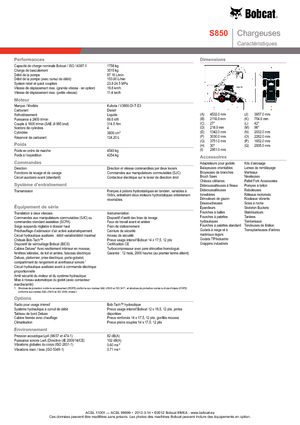 Minicargadoras Bobcat S850