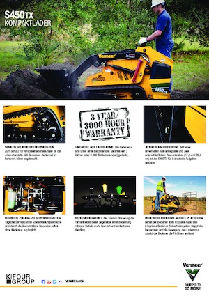Minicargadoras Vermeer S450TX