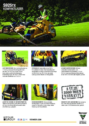 Minicargadoras Vermeer S925TX