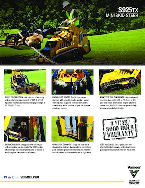 Minicargadoras Vermeer S925TX