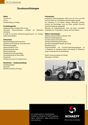 Minicargadoras Terex-Schaeff SCL 515