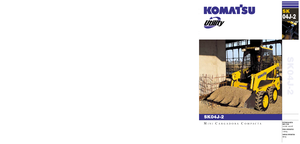 Minicargadoras Komatsu SK04J-2