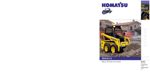 Minicargadoras Komatsu SK05J-2