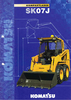 Minicargadoras Komatsu SK07J
