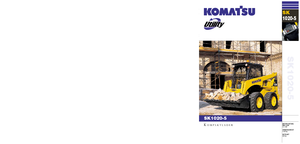 Minicargadoras Komatsu SK1020-5 Super Flow