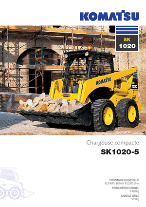 Minicargadoras Komatsu SK1020-5 turbo