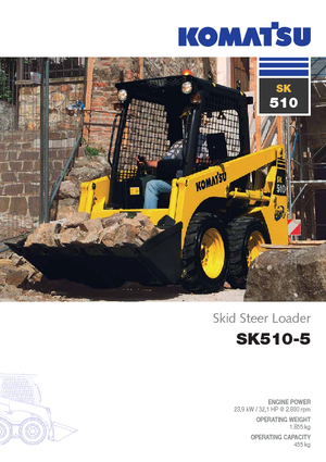 Minicargadoras Komatsu SK510-5