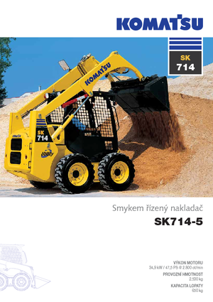 Minicargadoras Komatsu SK714-5