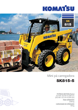 Minicargadoras Komatsu SK815-5