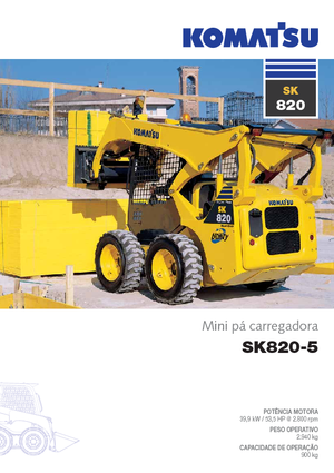 Minicargadoras Komatsu SK820-5