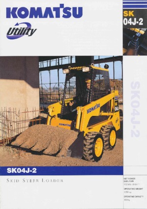 Minicargadoras Komatsu SK04J-2
