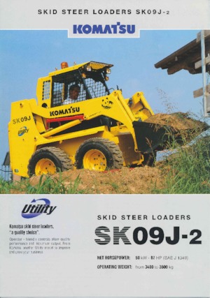 Minicargadoras Komatsu SK09J-2