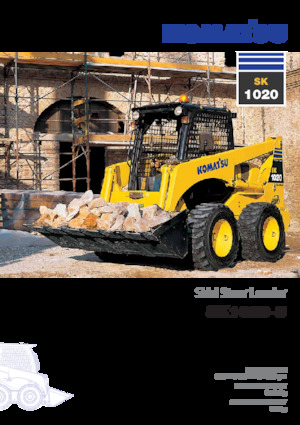 Minicargadoras Komatsu SK1020-5 Super Flow
