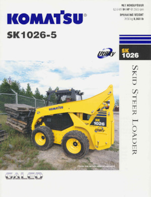 Minicargadoras Komatsu SK1026-5 turbo
