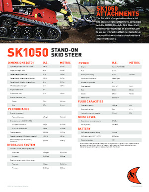 Minicargadoras Ditch Witch SK1050