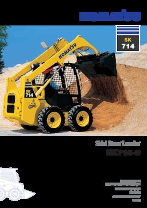 Minicargadoras Komatsu SK714-5