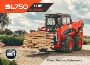 Minicargadoras Kioti SL750 Canopy