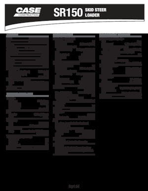 Minicargadoras Case SR150