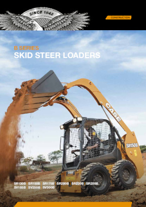 Minicargadoras Case SR200B